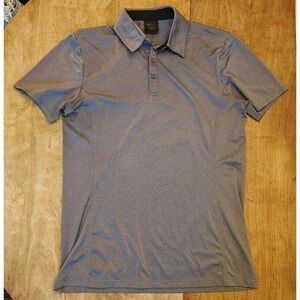 Hylete Performance Polo Shirt Gray size Medium